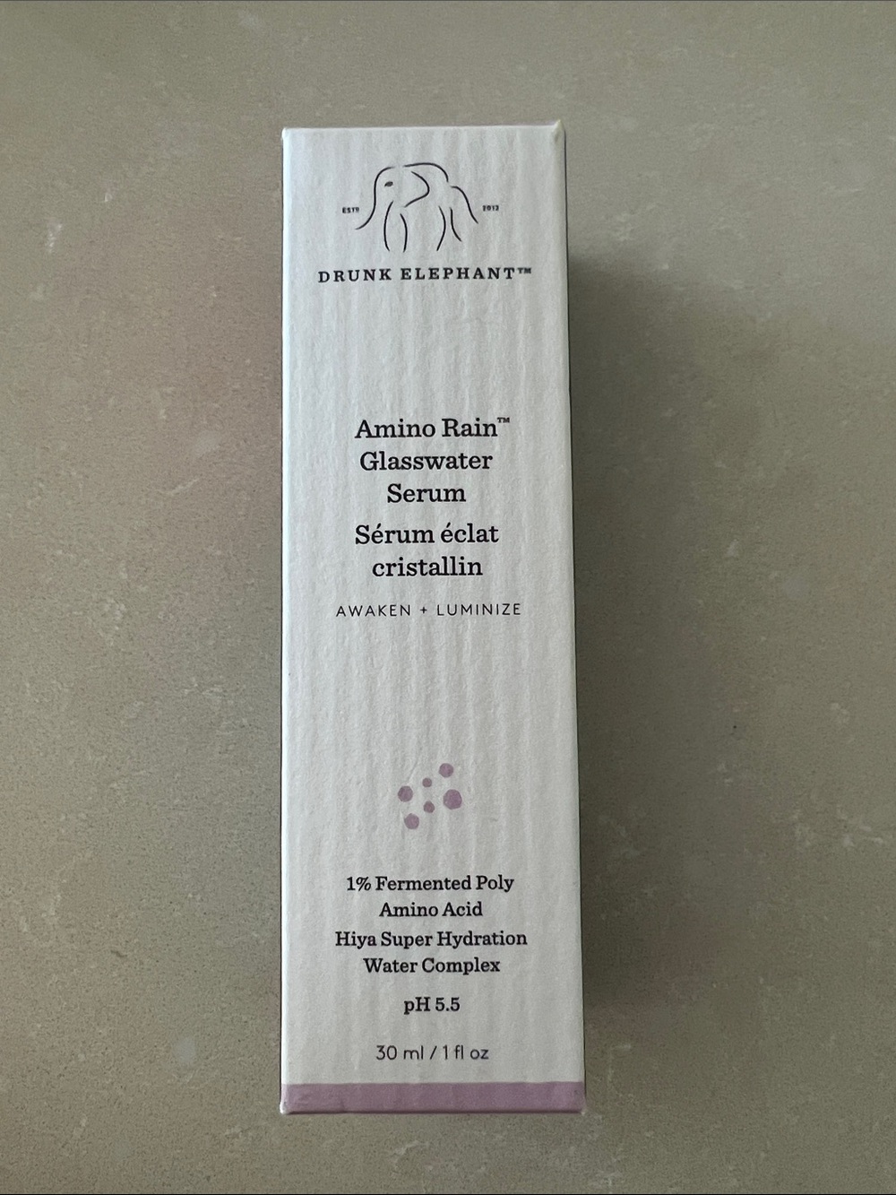Drunk Elephant Amino Rain Glasswater Serum- NEW